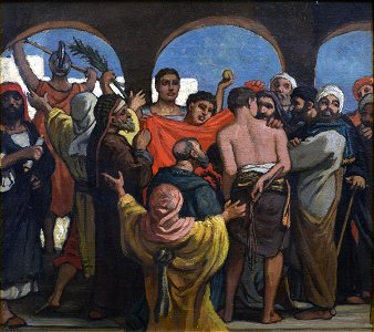 Elihu Vedder - Color Sketch for Crown of Thorns - 1955.29.1 - Reading Public Museum