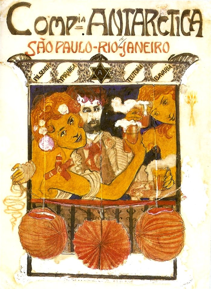 Eliseu Visconti - Cartaz da Companhia Antarctica 01