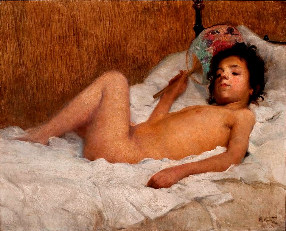 Eliseu Visconti - No verão ou Menina com ventarola