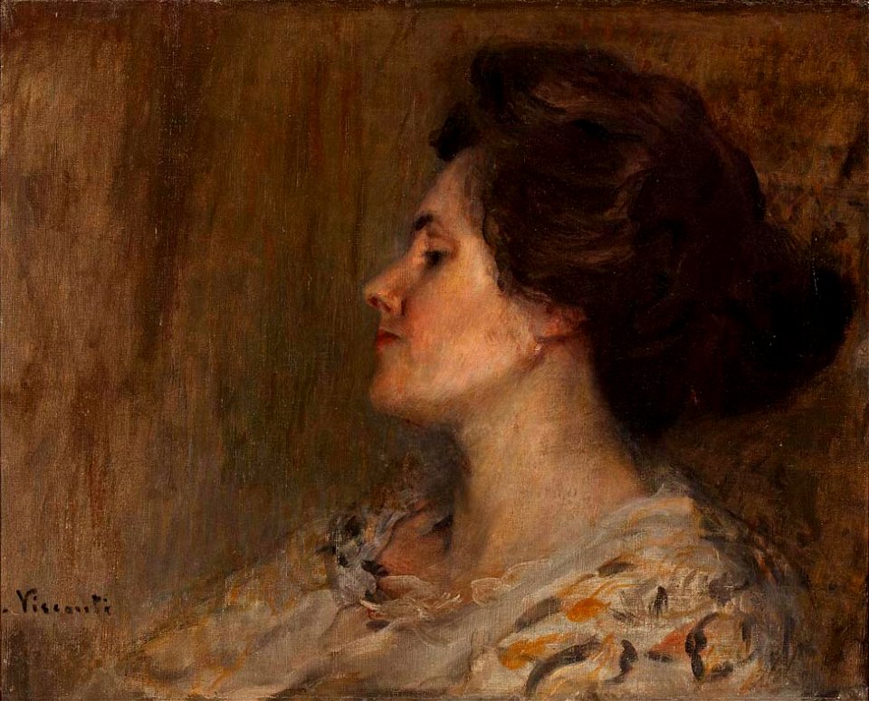 Eliseu Visconti - Minha esposa, Louise