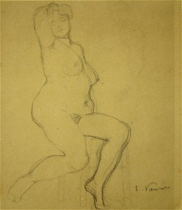 Eliseu Visconti - Nu feminino c. 1900 (MON - Curitiba)