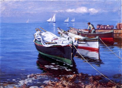 Elin Danielson-Gambogi - Italialaisia veneitä (1900)