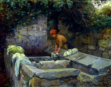Elin Danielson-Gambogi - Laundress (1900)