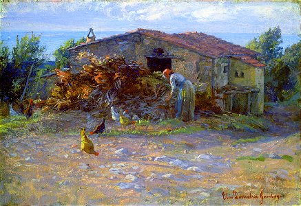 Elin Danielson-Gambogi - Shed in Antignano (1900)