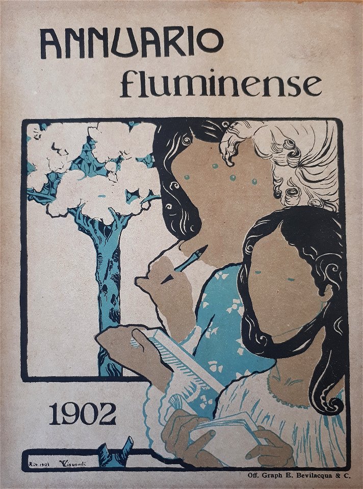 EliseuVisconti-A853-Três figuras femininas – Prova para a capa do Annuário Fluminense 1902 (3)