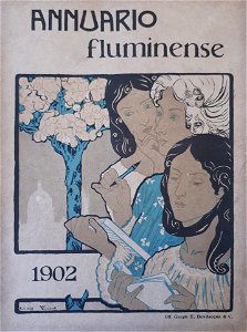 EliseuVisconti-A851-Três figuras femininas – Prova para a capa do Annuário Fluminense 1902 (1)