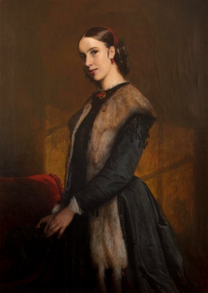 Elisabeth Jerichau Baumann - Forfatterinden Emma Kraft - KMS3728 - Statens Museum for Kunst