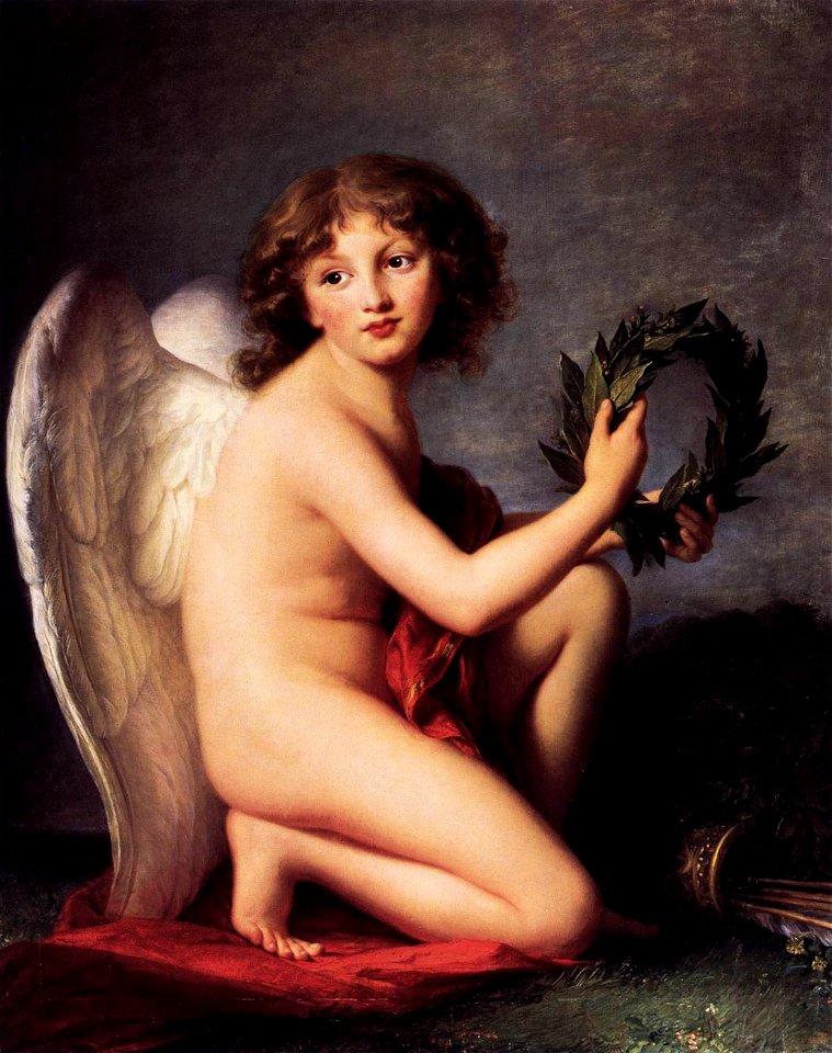 Elisabeth Vigée-Lebrun - Prince Heinrich Lubomirski as the Genius of Fame - WGA25080