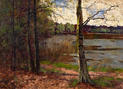 Elisabeth von Eicken Frühling an einem See in Mecklenburg
