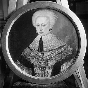 Elisabeth von Yxkull, g.m. översten friherre Fabian von Fersen i hans 2-a gifte - Nationalmuseum - 36513