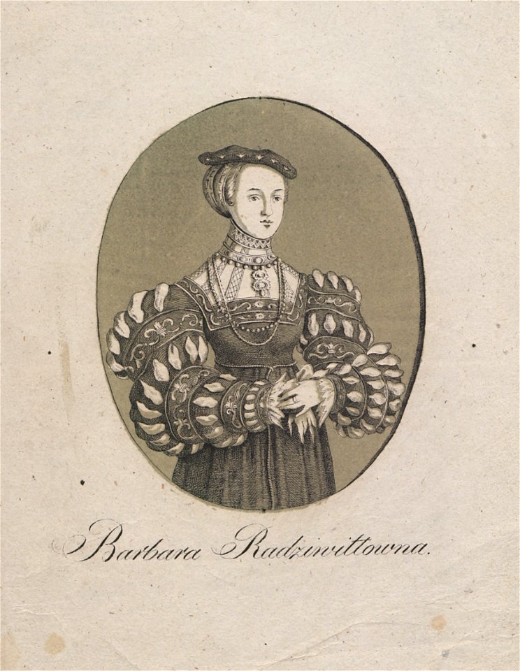 Elisabeth von Österreich-Barbara Radzivił. Альжбета Аўстрыйская-Барбара Радзівіл (1801) (2)