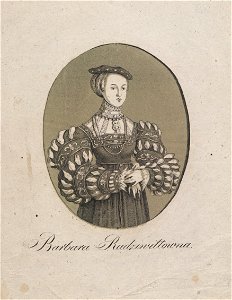 Elisabeth von Österreich-Barbara Radzivił. Альжбета Аўстрыйская-Барбара Радзівіл (1801) (2)