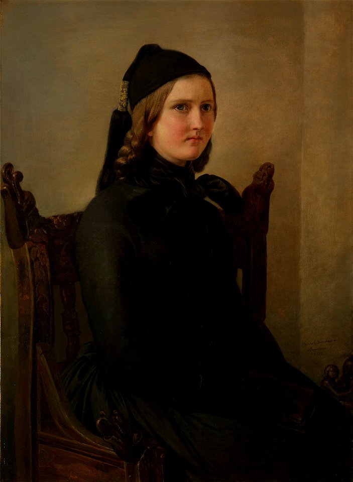 Elisabeth Jerichau-Baumann (1819-81) - 'The Norwegian Widow' - RCIN 403883 - Royal Collection