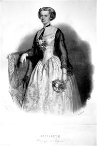 Elisabeth von Österreich-Ungarn Litho 02