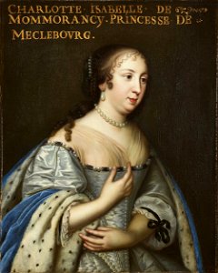 Elisabeth-Angélique de Montmorency, duchesse de Mecklembourg-Schwerin - Versailles. Free illustration for personal and commercial use.