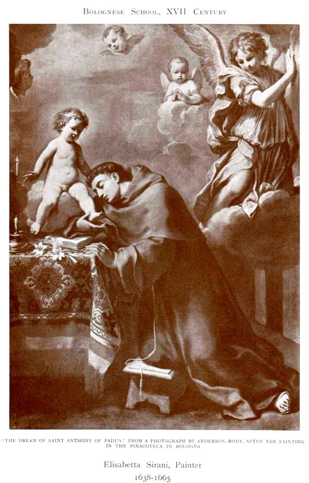 Elisabetta Sirani - The Dream of St. Anthony