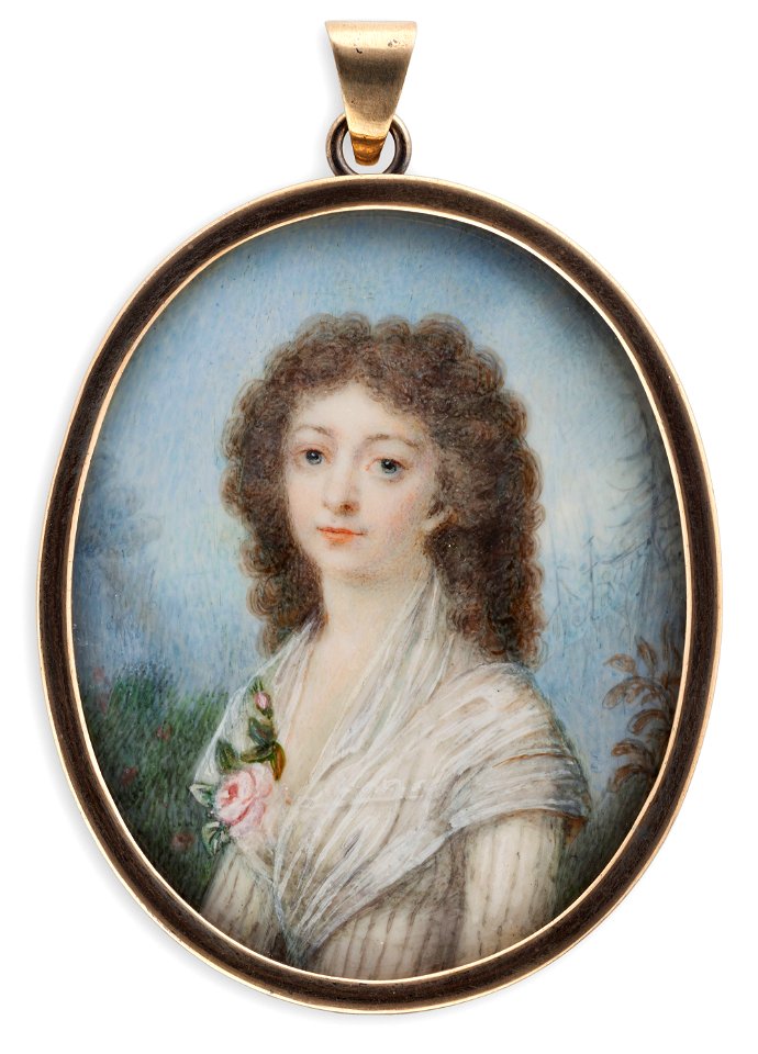 Elise Arnberg - Portrait of a young lady - S 299 - Finnish National Gallery