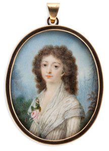 Elise Arnberg - Portrait of a young lady - S 299 - Finnish National Gallery