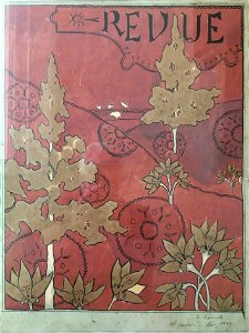 EliseuVisconti-A808-Folhagem – Estudo para a capa da Revue
