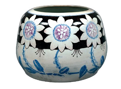 EliseuVisconti-C807-Vaso decorado com fores de maracujá
