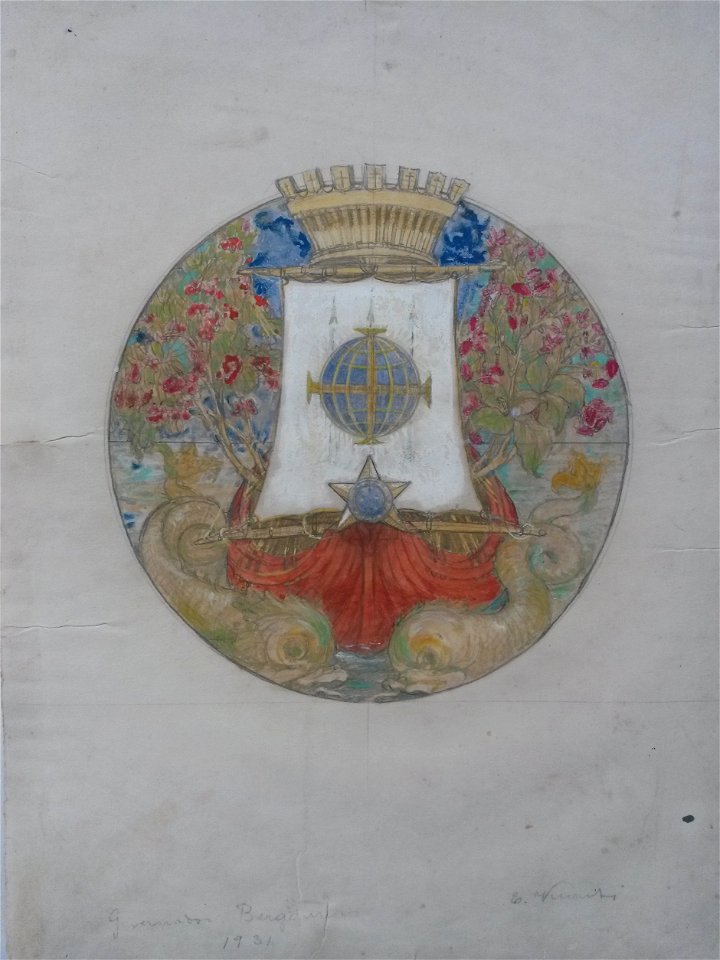 EliseuVisconti-A848-Brasão da Cidade do Rio de Janeiro – Estudo (2)