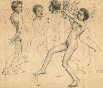 EliseuVisconti-D302-Figuras – Estudo para Oréadas