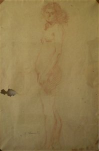 EliseuVisconti-D318-Nu feminino de pé (1)