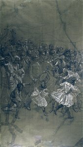EliseuVisconti-D709-Banda de Música – Cartão de transferência para o pano de boca do Theatro Municipal do Rio de Janeiro