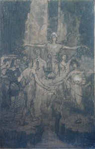 EliseuVisconti-D759-Instrução (Solidariedade Humana) – Estudo para o painel da Biblioteca Nacional (2)
