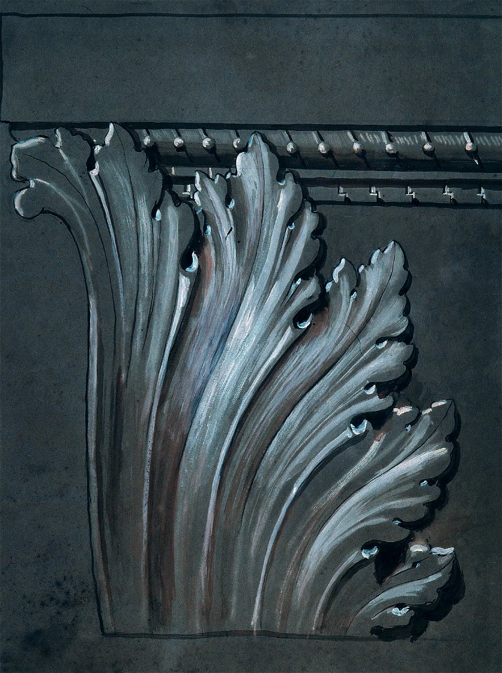 EliseuVisconti-D818-Motivo ornamental – Estudo para sanca