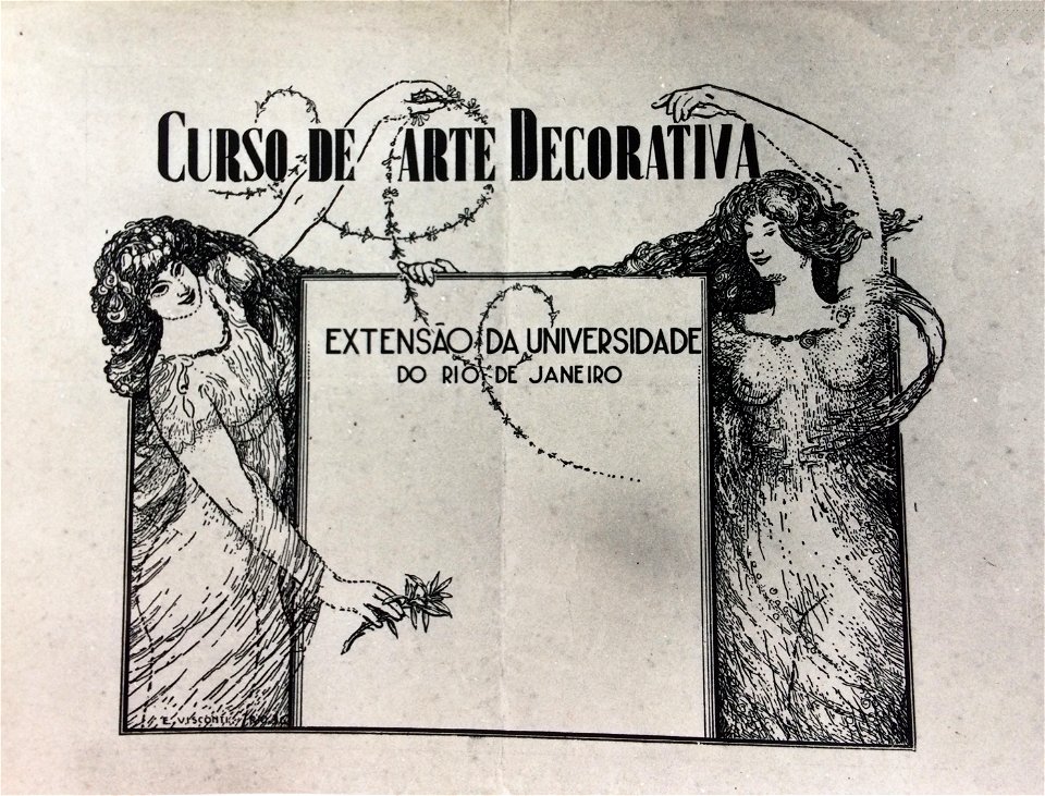 EliseuVisconti-D844-Cartaz do “Curso de Arte Decorativa” de Visconti