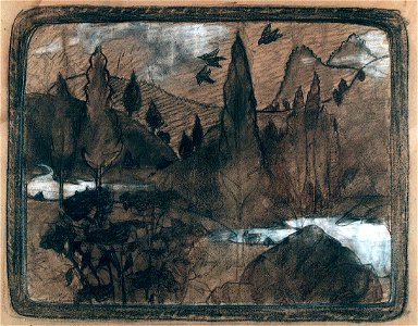 EliseuVisconti-D846-Paisagem – Estudo para Marchetaria (1)