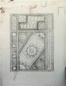 EliseuVisconti-D864V-Piso hidráulico – Estudo – verso da obra D864
