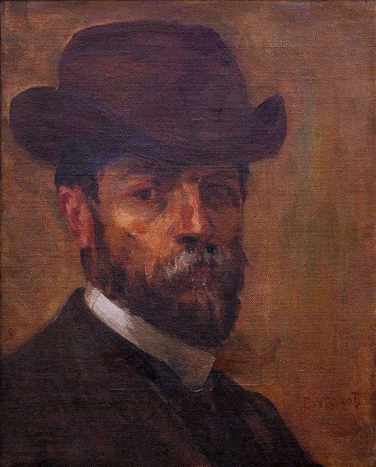 EliseuVisconti-P012-Autorretrato com chapéu c.1913