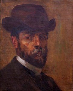 EliseuVisconti-P012-Autorretrato com chapéu c.1913
