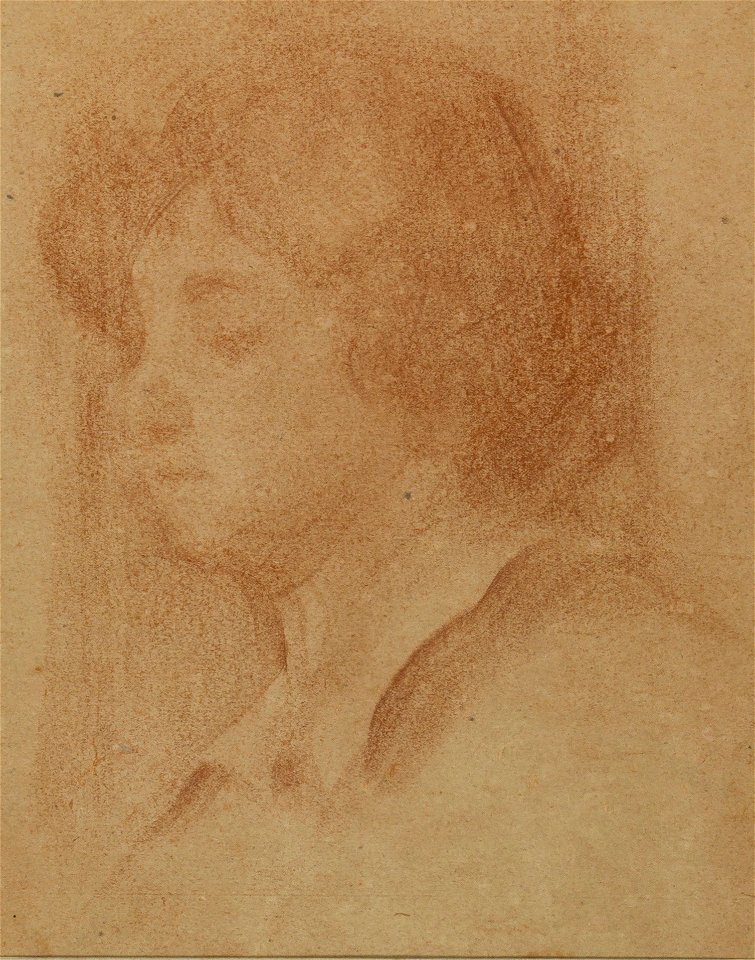 EliseuVisconti-D335V-Cabeça feminina – verso da obra D335