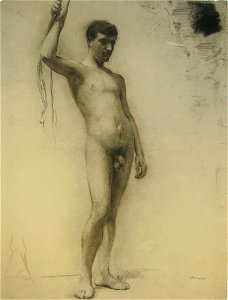 EliseuVisconti-D342-Nu masculino de pé (1)