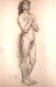 EliseuVisconti-D344-São Sebastião – Estudo para recompensa de São Sebastião
