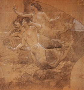 EliseuVisconti-D757-A Arte Lírica – Cartão de transferência para o painel lateral do foyer do Theatro Municipal do Rio de Janeiro