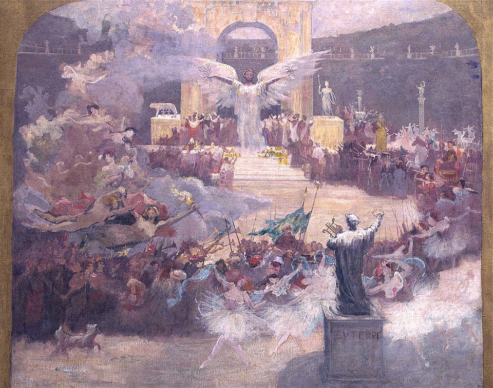 EliseuVisconti-P705-A influência das Artes sobre a Civilização – Estudo para o pano de boca do Theatro Municipal do Rio de Janeiro (2)