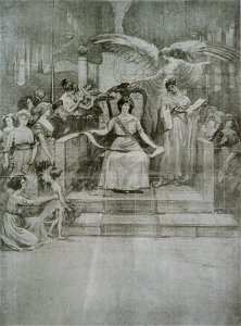 EliseuVisconti-D738-Glorificação do Poder Legislativo – Cartão para o painel central do tríptico “Deveres da Cidade” do Palácio Pedro Ernesto – Rio de Janeiro