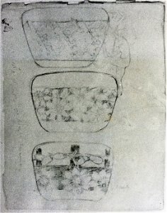 EliseuVisconti-D880V-Estudos para a obra “Vaso decorado com flores de maracujá” – verso da obra D880