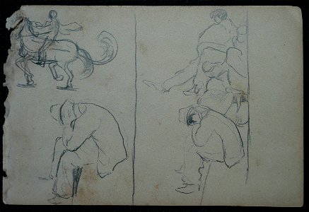EliseuVisconti-D905-Cavaleiro e espectadores – Desmembrado de um caderno de anotações