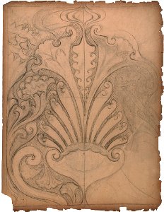 EliseuVisconti-D817-Motivo ornamental – Estudo para ornato (2)