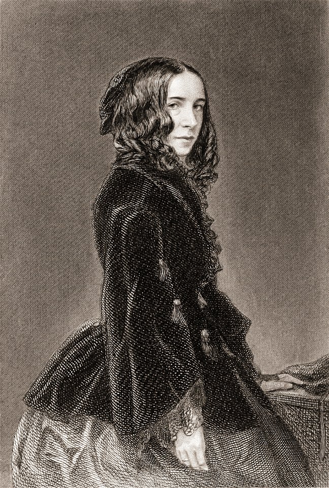 Elizabeth Barrett Browning, Poetical Works Volume I, engraving