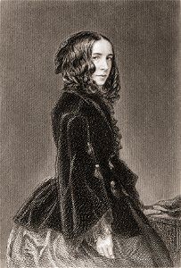 Elizabeth Barrett Browning, Poetical Works Volume I, engraving