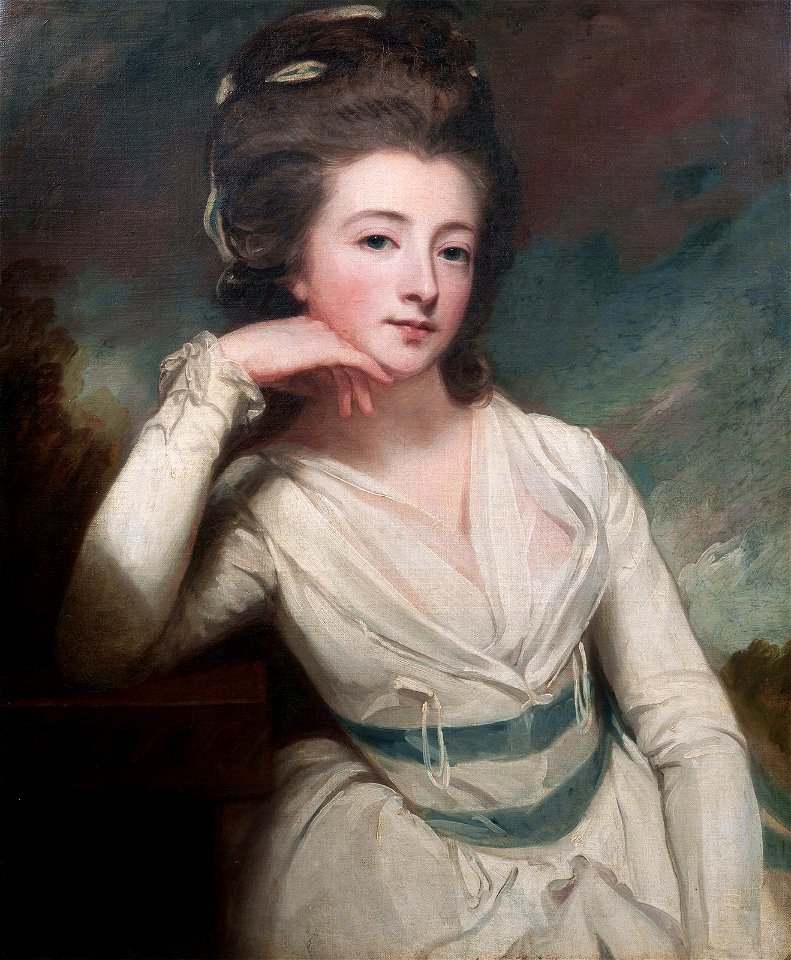 Elizabeth Burgoyne, by George Romney