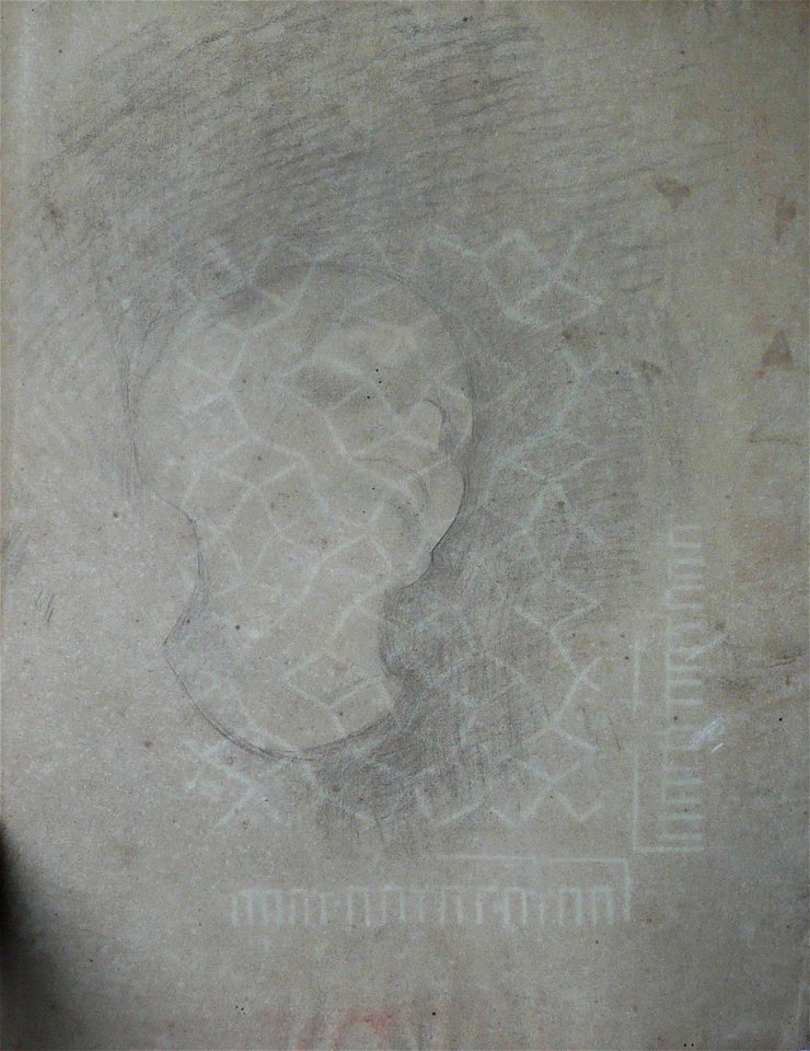 EliseuVisconti-D871V-Escultura – Cabeça – verso da obra D871