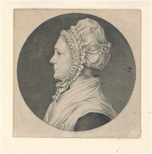 Elizabeth Custis Teakle Smith, head-and-shoulders portrait, left profile LCCN2007677911