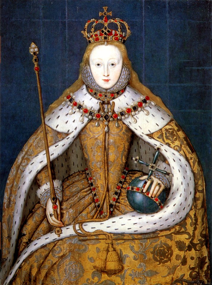 Elizabeth I in coronation robesFXD